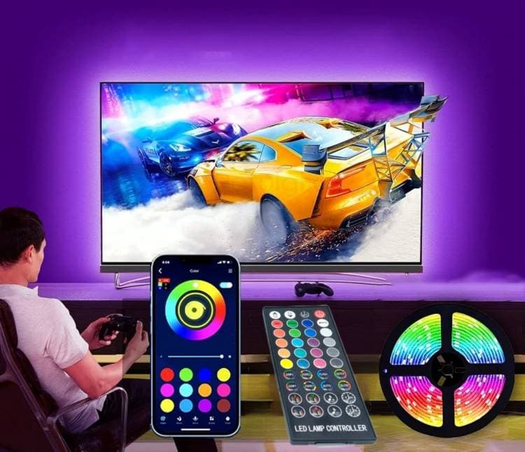 ریسه RGB برنامه پذیر حساس به صدا طول 5 متر — تصویر ۲