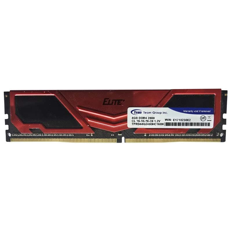 رم دسکتاپ DDR4 کینگستون مدل هایپریکس ظرفیت ۴ گیگابایت تک کاناله ۲۴۰۰ مگاهرتز CL15 استوک