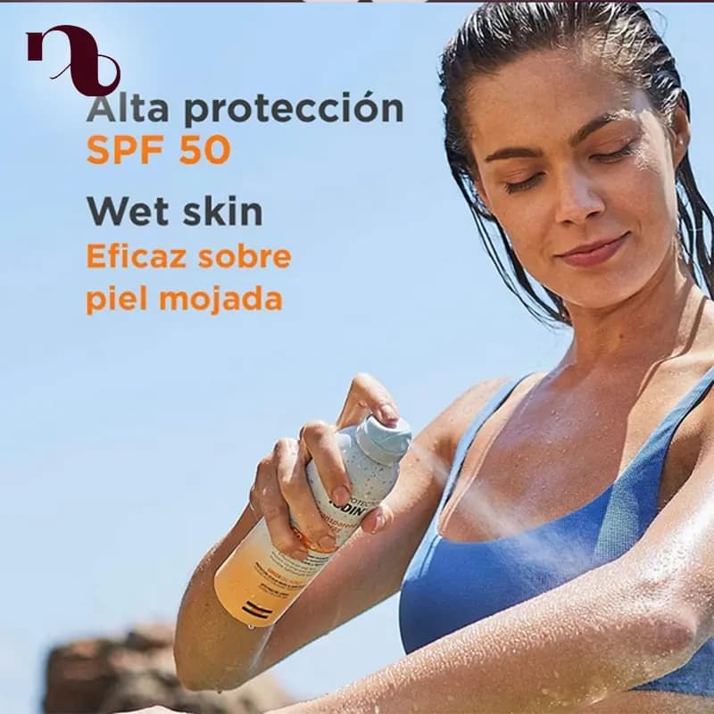 اسپری ضد آفتاب بی رنگ ایزدین SPF 50: محافظتی نامرئی و فوق‌قوی — تصویر ۴