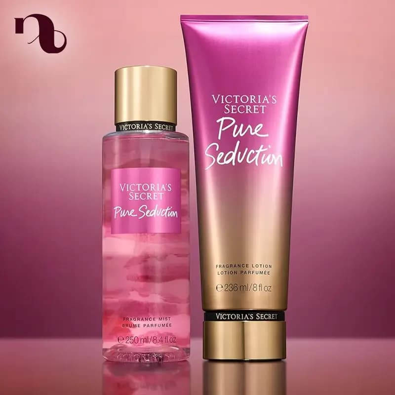 لوسیون بدن ویکتوریا سکرت Pure Seduction (پیور سدکشن) – رایحه میوه، وانیل و کهربا — تصویر ۴