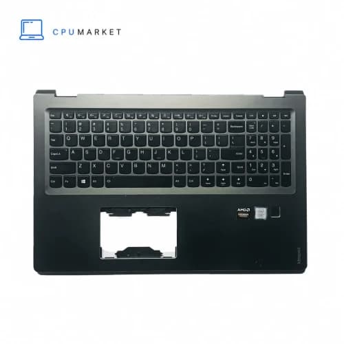 قاب کنار کیبورد لپ تاپ لنوو به همراه کیبورد Lenovo IdeaPad 520 طوسی — تصویر ۴