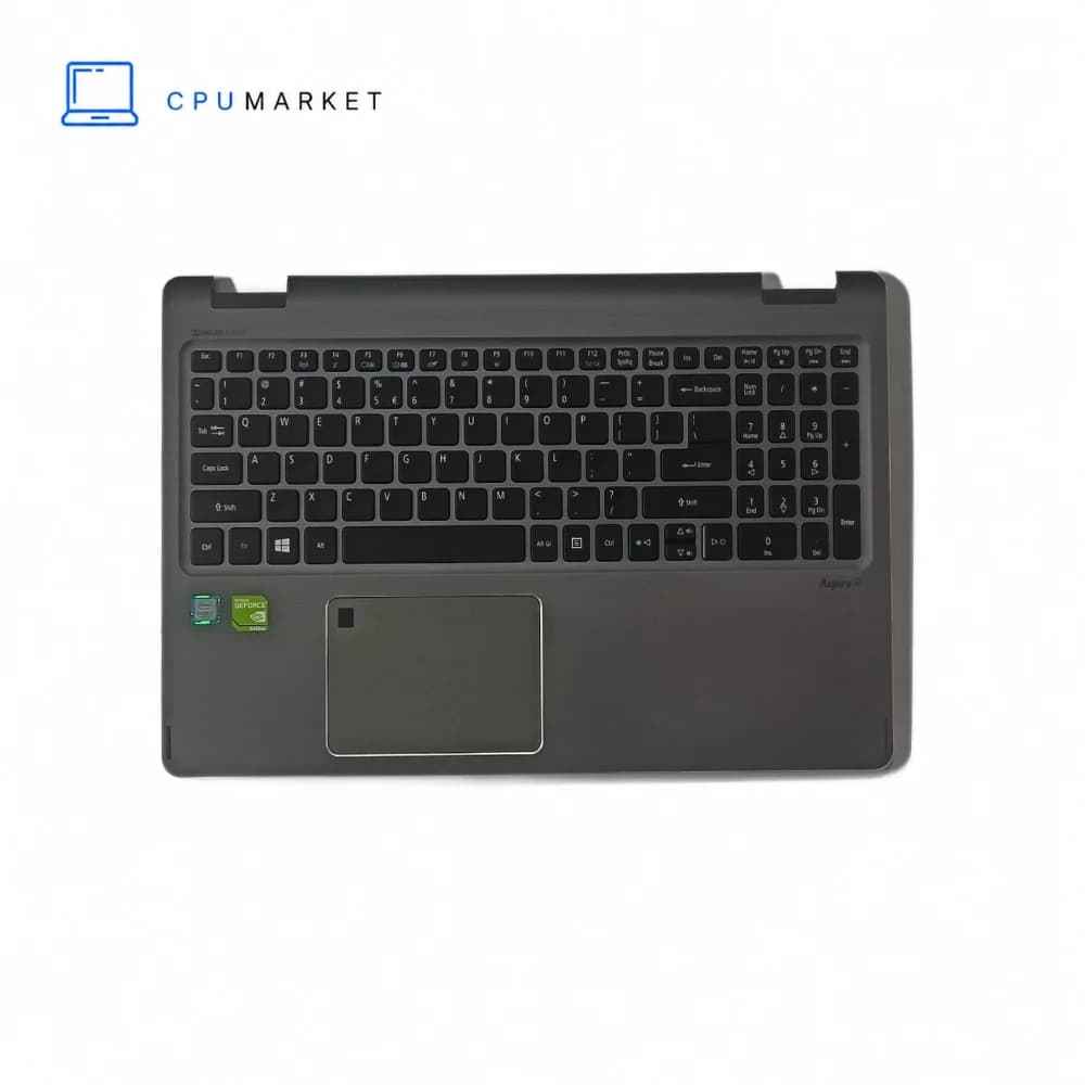 قاب کنار کیبورد لپ تاپ ایسر به همراه کیبورد Acer Aspire R5-571 طوسی