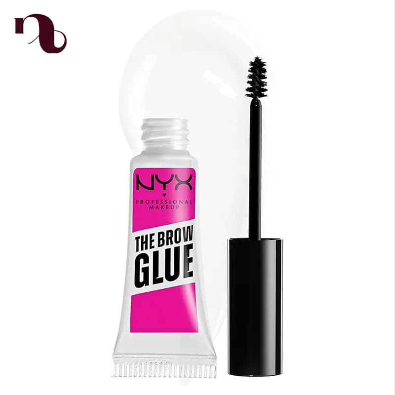 چسب ابرو نیکس بیرنگ (NYX Professional Makeup The Brow Glue Clear)