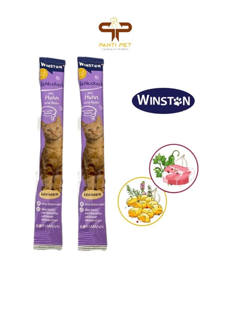 بستنی گربه وینستون با طعم گوشت و پنیر Winston mit rind & cheese