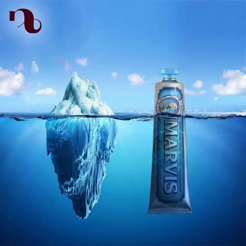 خمیر دندان نعنا یخی مارویس حجم 85 میل — تصویر ۳
