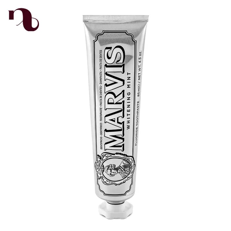 خمیر دندان نقره ای مارویس ۸۵ میل (silver Toothpaste marvis)