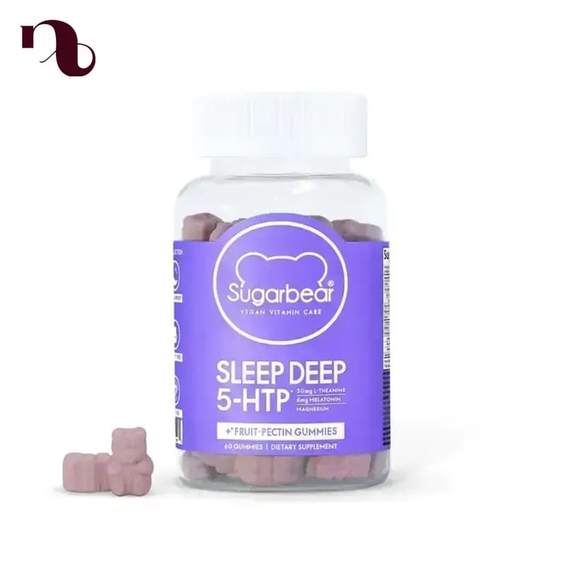 پاستیل خواب شوگر بیر SugarBear Sleep deep 5-HTP — تصویر ۲