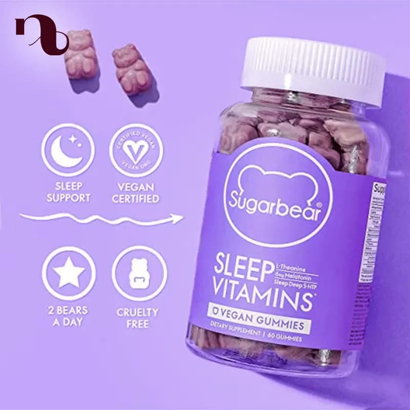 پاستیل خواب شوگر بیر SugarBear Sleep deep 5-HTP — تصویر ۵