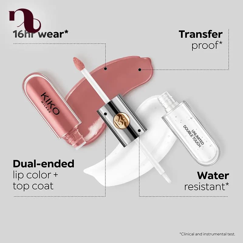 رژ لب مایع دو سر کیکو میلانو Unlinited Double Touch — تصویر ۵