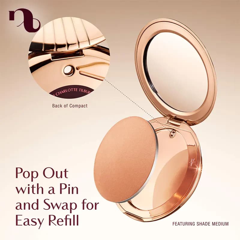 برنزر پودری صورت و بدن شارلوت تیلبری Charlottetilbury — تصویر ۸