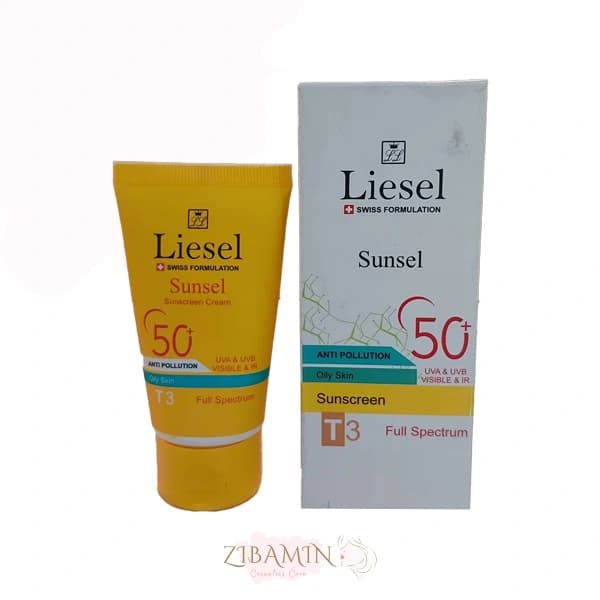 کرم ضد آفتاب رنگیt3 لایسل۵۰spf پوست مختلط۴۰ میل — تصویر ۳