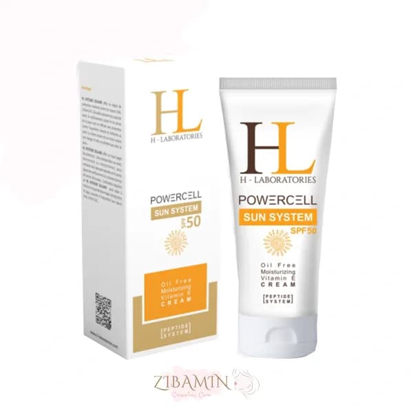 کرم ضدآفتاب رنگی اچ ال ۵۰SPF۵۰میل — تصویر ۲