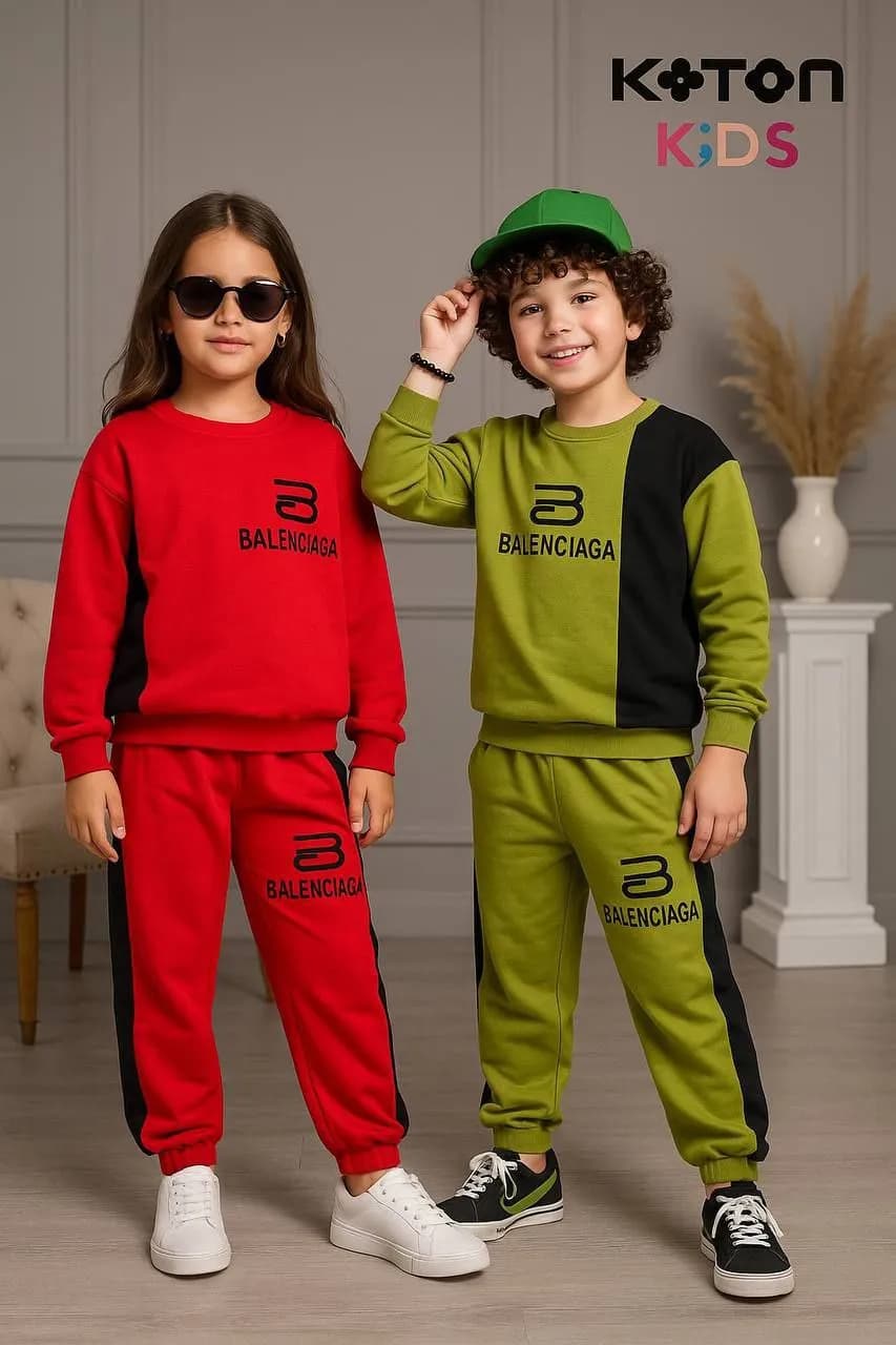 ست بلوز و شلوار اسپرت پاییزه طرح بالنسیاگا (Balenciaga)