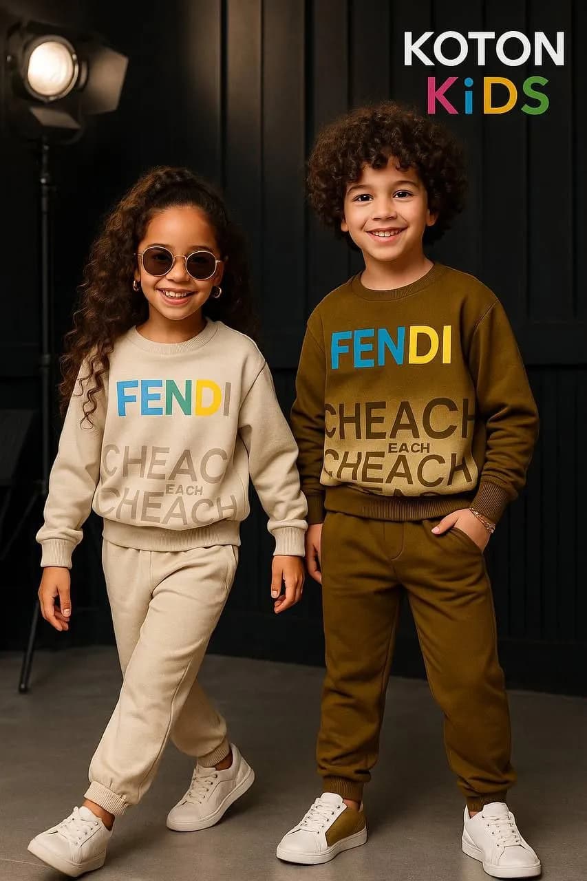 ست بلوز و شلوار اسپرت پاییزه (طرح FENDI)