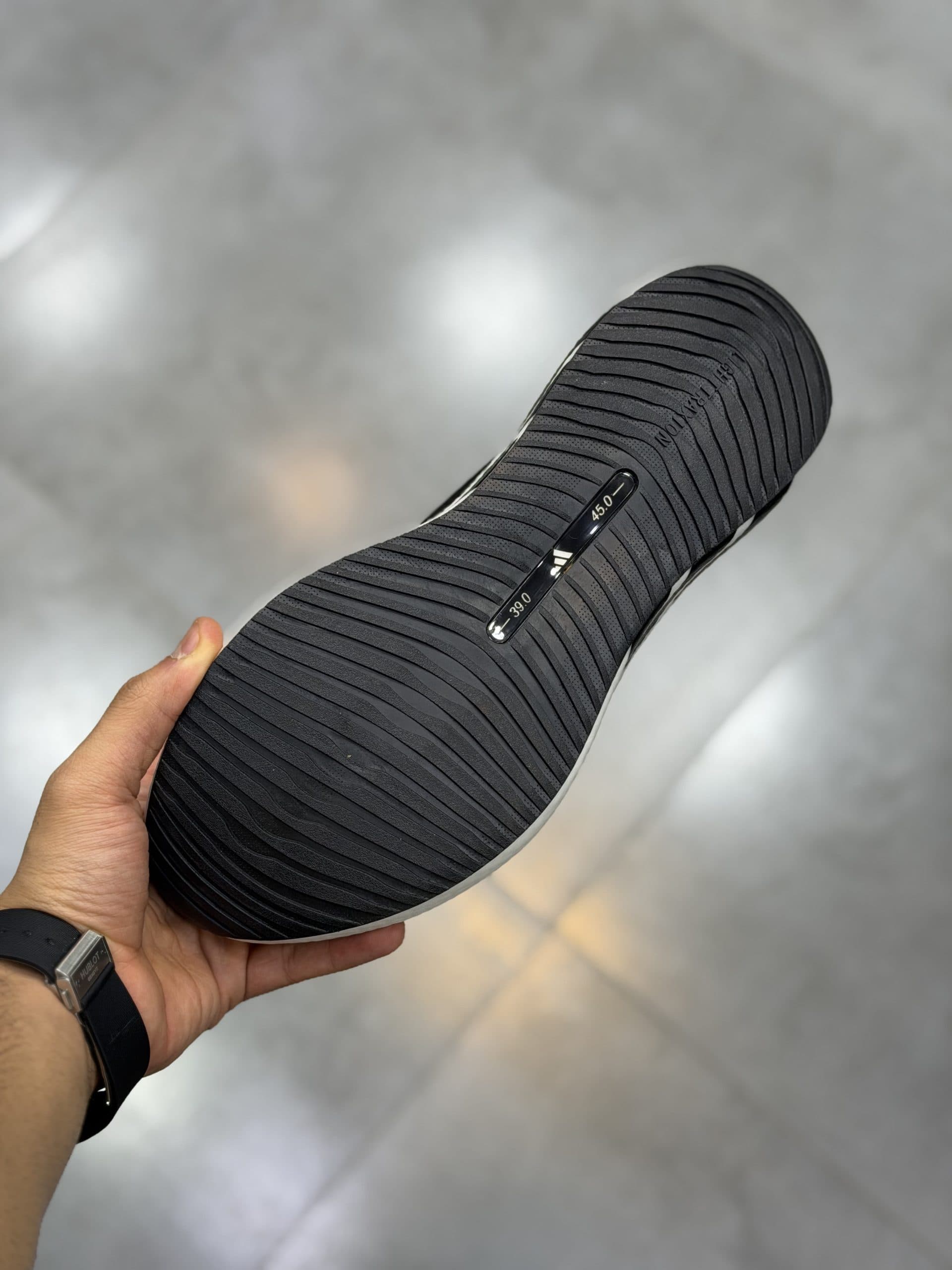 آدیداس هایپر بوست مشکی سفید Adidas Hyper Boost Edge — تصویر ۵
