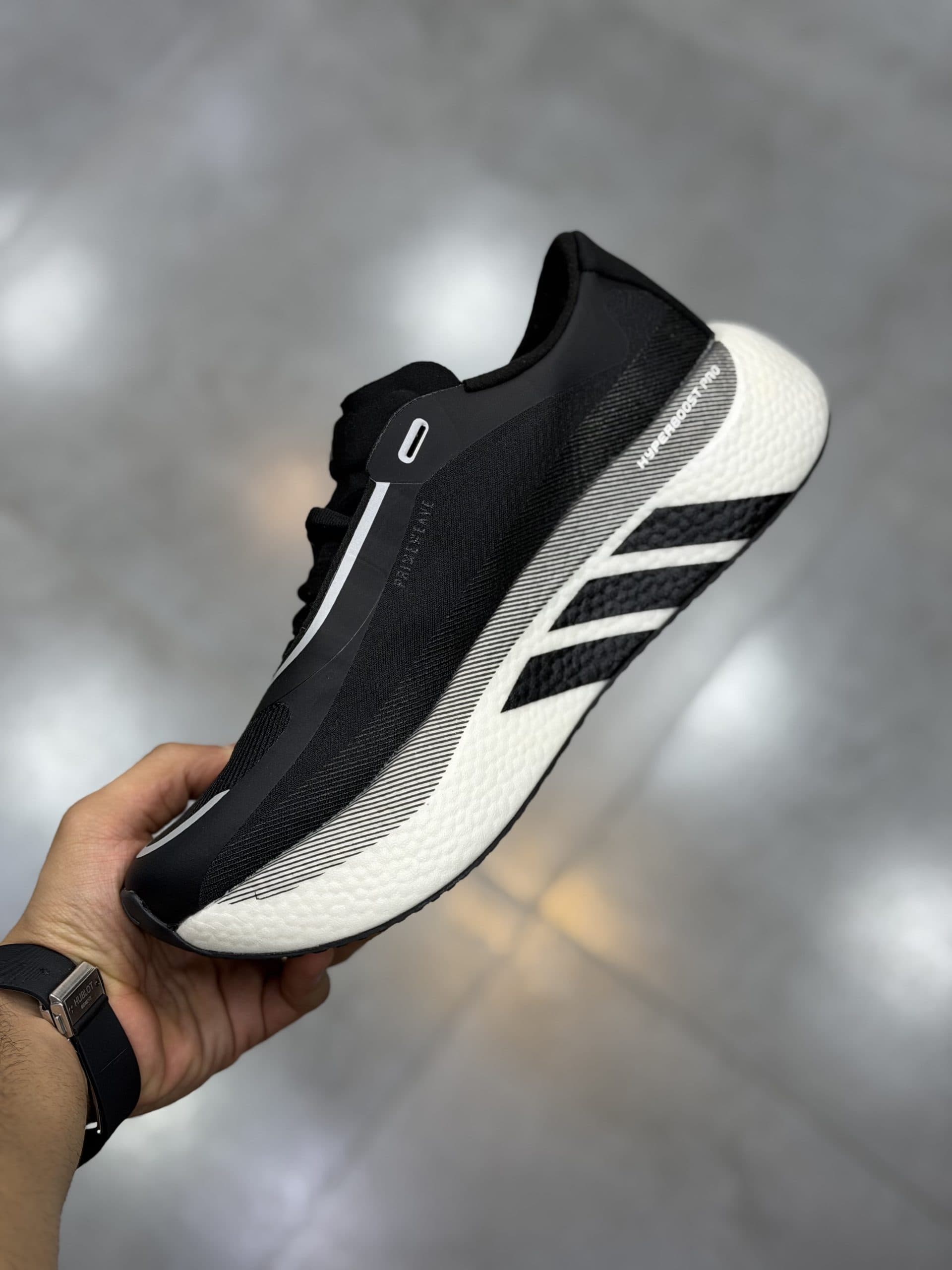 آدیداس هایپر بوست مشکی سفید Adidas Hyper Boost Edge — تصویر ۴