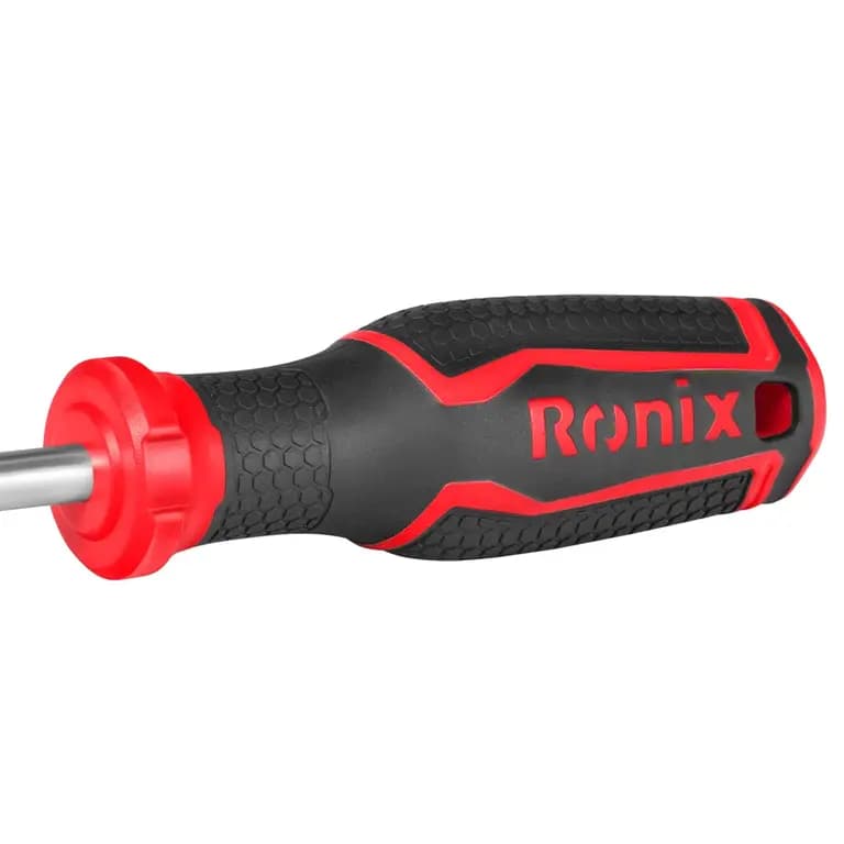 پیچ گوشتی دسته پلاستیکی دورنگ 150*8 دوسو رونیکس مدل RH-2749 — تصویر ۵
