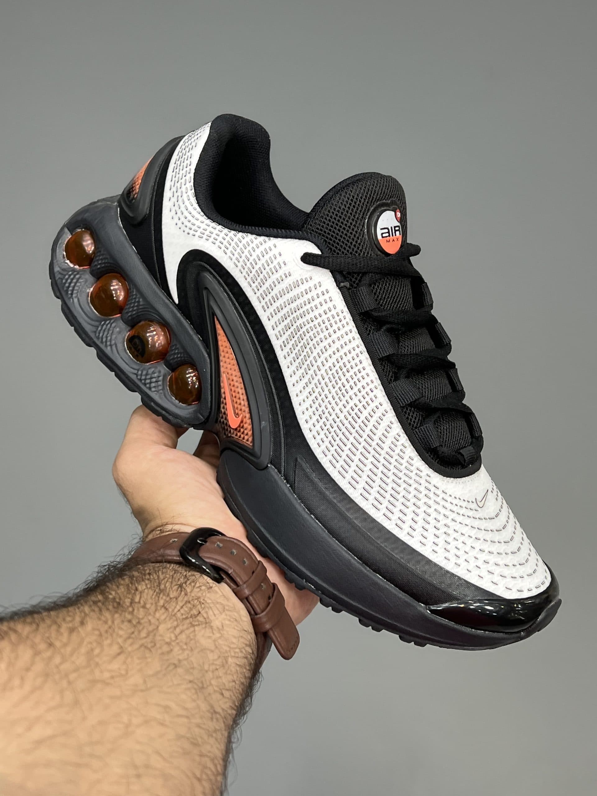 نایک ایرمکس دی ان سفید مشکی NIKE AIRMAX DN