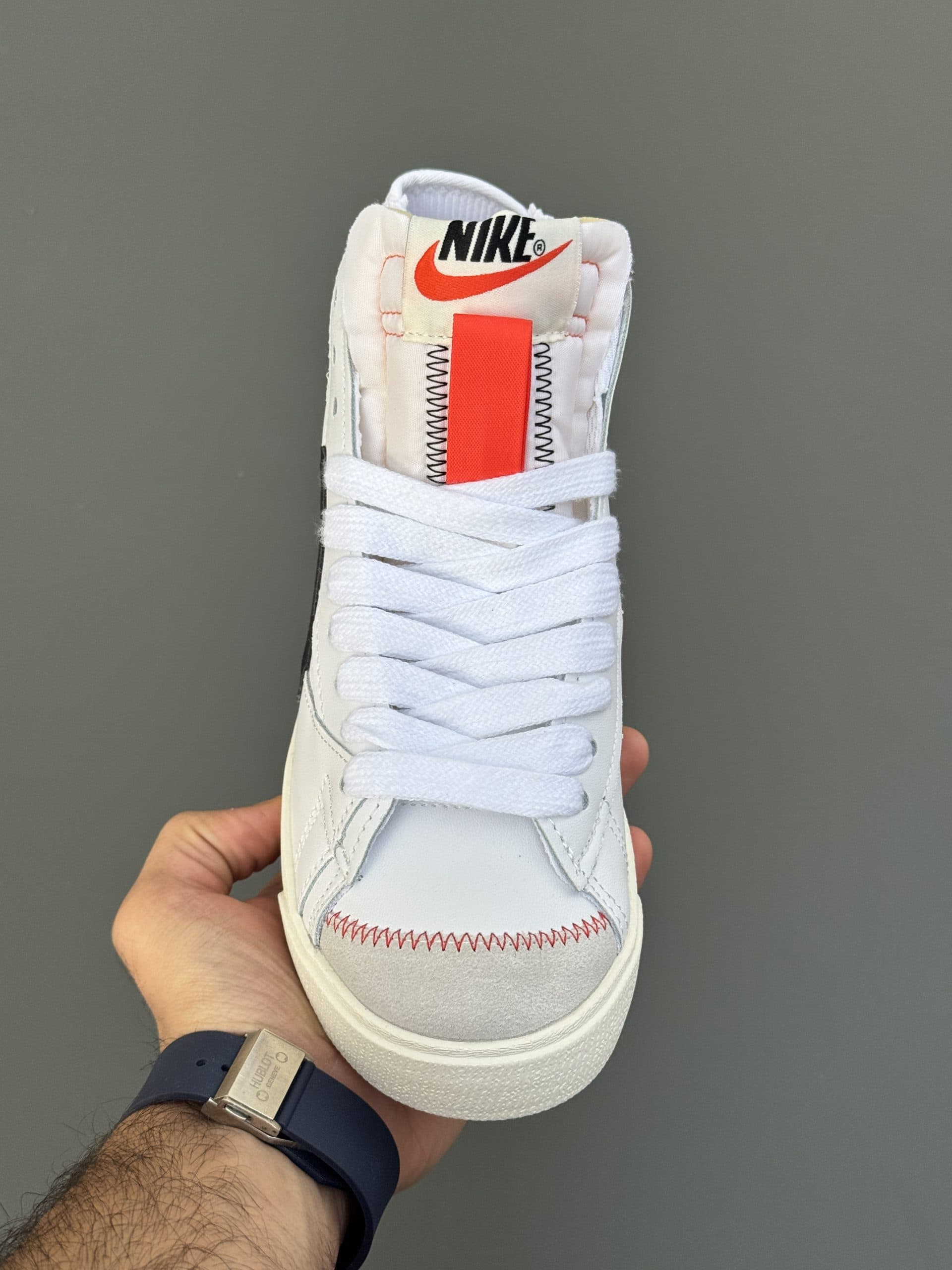 نایک بلیزر جامبو سفید مشکی NIKE BLAZER MID JUMBO — تصویر ۳