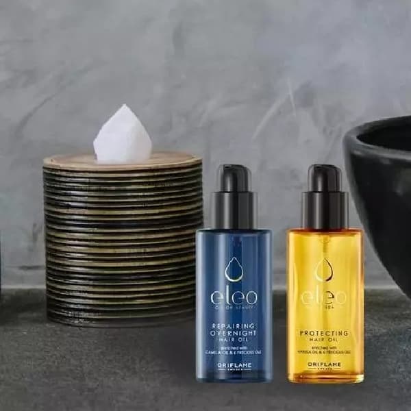 روغن مو آرگان مراقبت کننده الئو حجم 50 میل (اصل) ELEO Protecting Hair Oil — تصویر ۲
