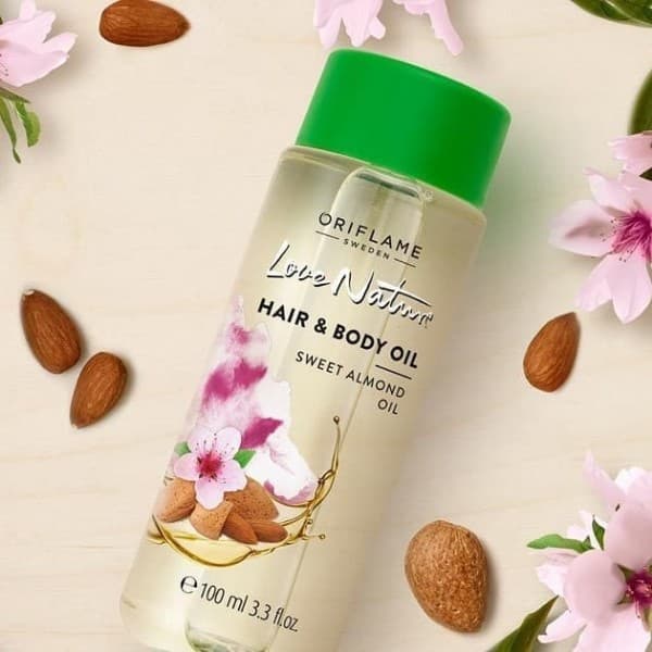 روغن مو و بدن بادام لاونیچر Love Nature Hair & Body Oil (اصل) — تصویر ۲