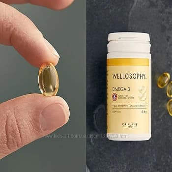 کپسول امگا 3 ولوسوفی wellosophy Omega 3 — تصویر ۲