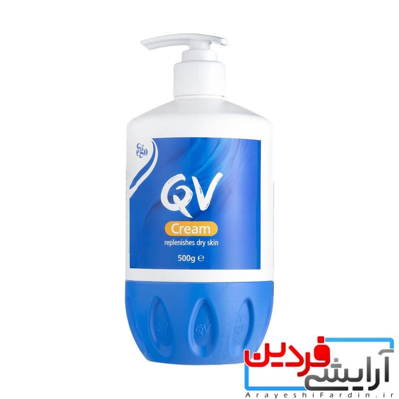 کرم مرطوبکننده پمپی کیووی حجم 500 گرم — تصویر ۵