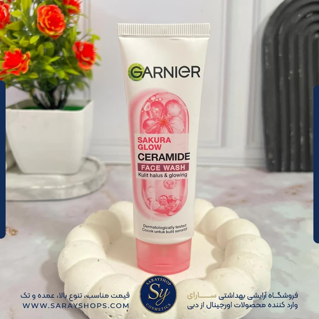 فوم شستشوی گارنیر مدل SAKURA GLOW — تصویر ۳