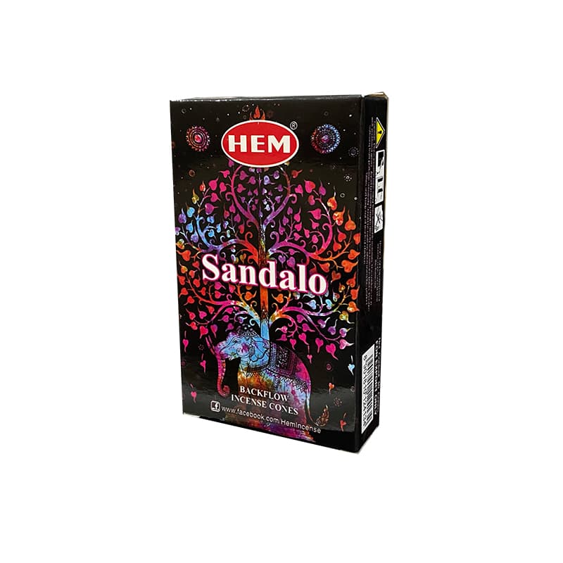 عود هم مدل آبشاری رایحه صندل (Sandal) بسته 10 عددی
