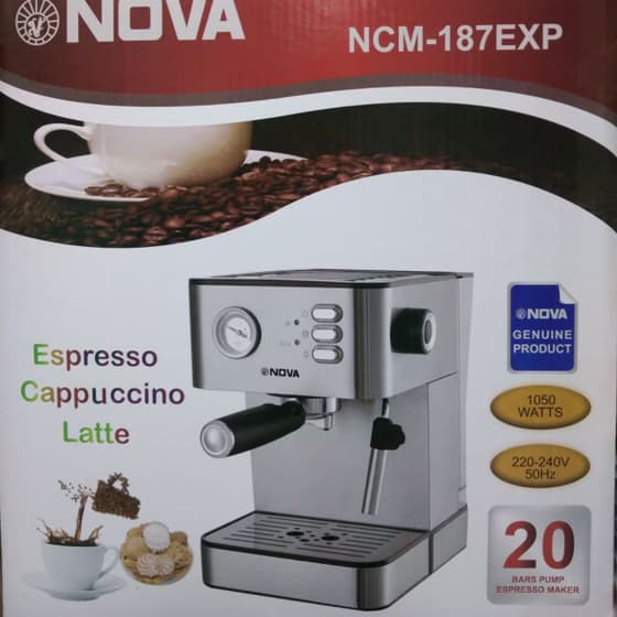 اسپرسوساز نوا مدل NCM-187 تمام استیل 25 بار
