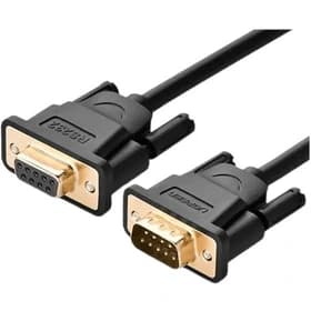کابل دیتا سریال RS232 (نر به ماده) – برند UGREEN – مدل DB101 – طول ۲ متر – مشکی – گارانتی ۱۸ ماهه پایا ارتباط