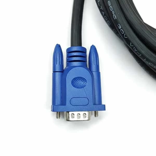 کابل تصویر VGA – برند MITSUSHIDA – مدل KC-VG05 – طول ۵ متر – مشکی – گارانتی ۱۲ ماهه کهن سرویس روکش گرد PVC با قطر ۳.۴ میلی‌متر – بسته‌بندی پلاستیکی