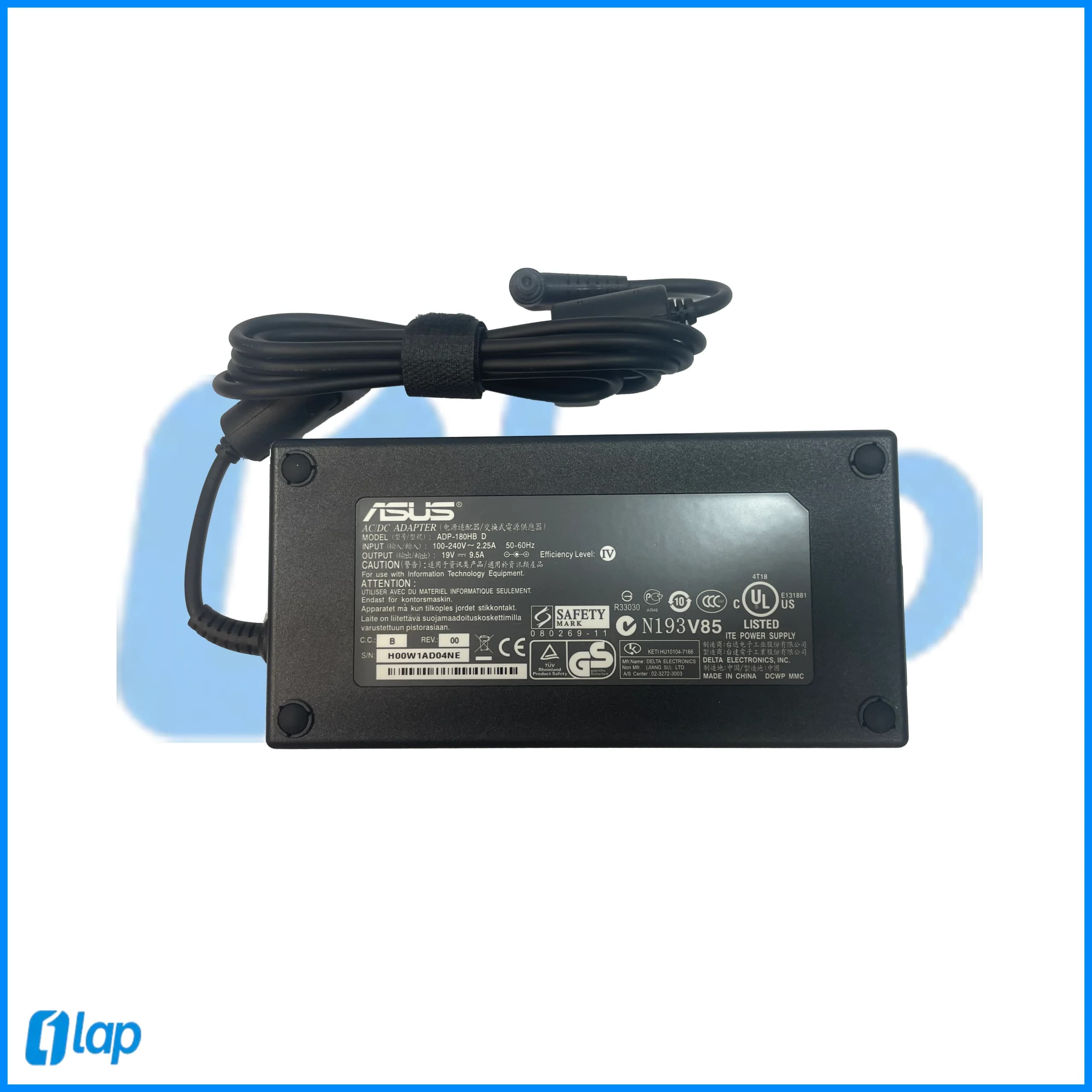 آداپتور شارژر اورجینال لپتاپ ایسوس asus 19v- 9.5 A سرفیش 2.5*5.5