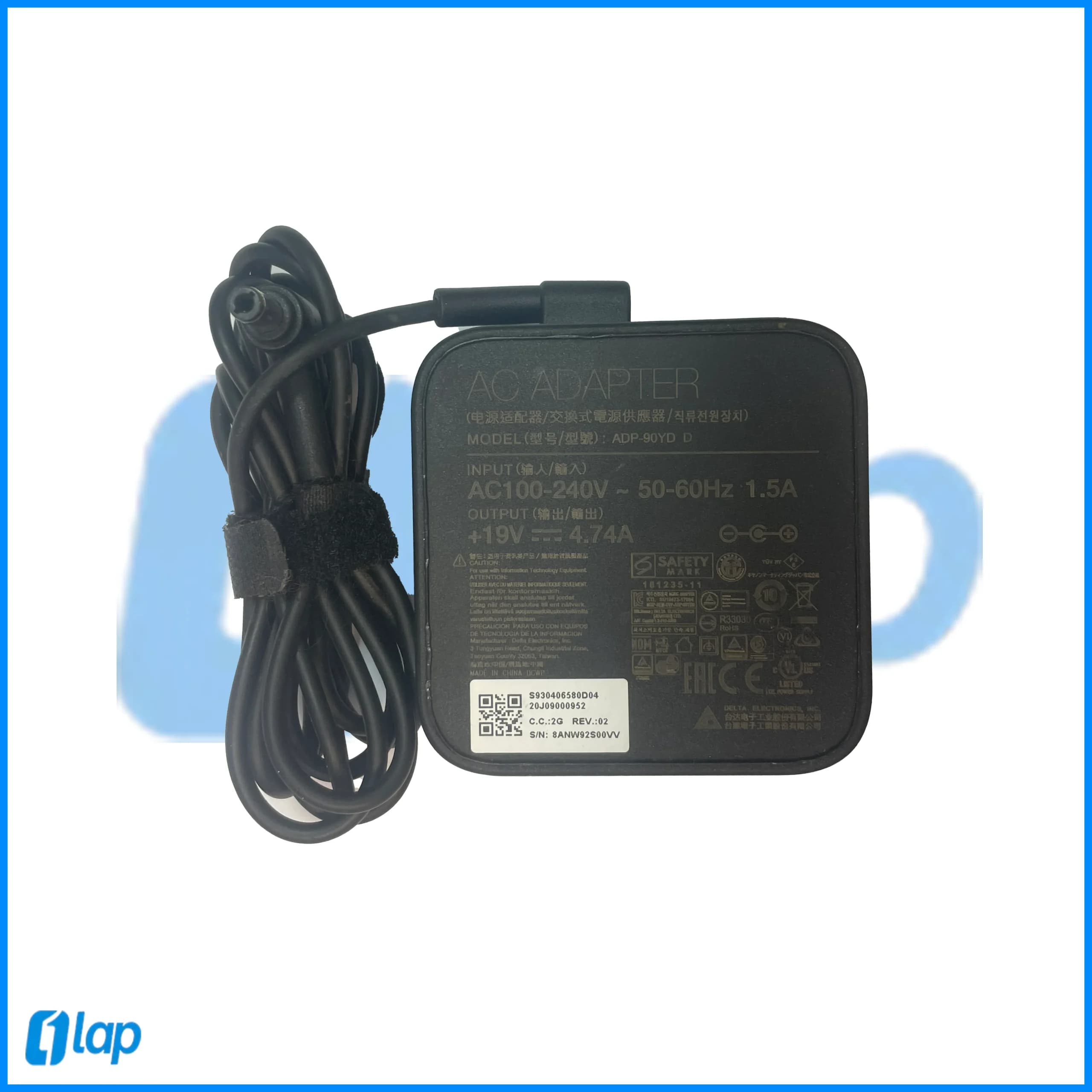آداپتور اورجینال لپتاپ asus 90w 19v 4.74a normal — تصویر ۲