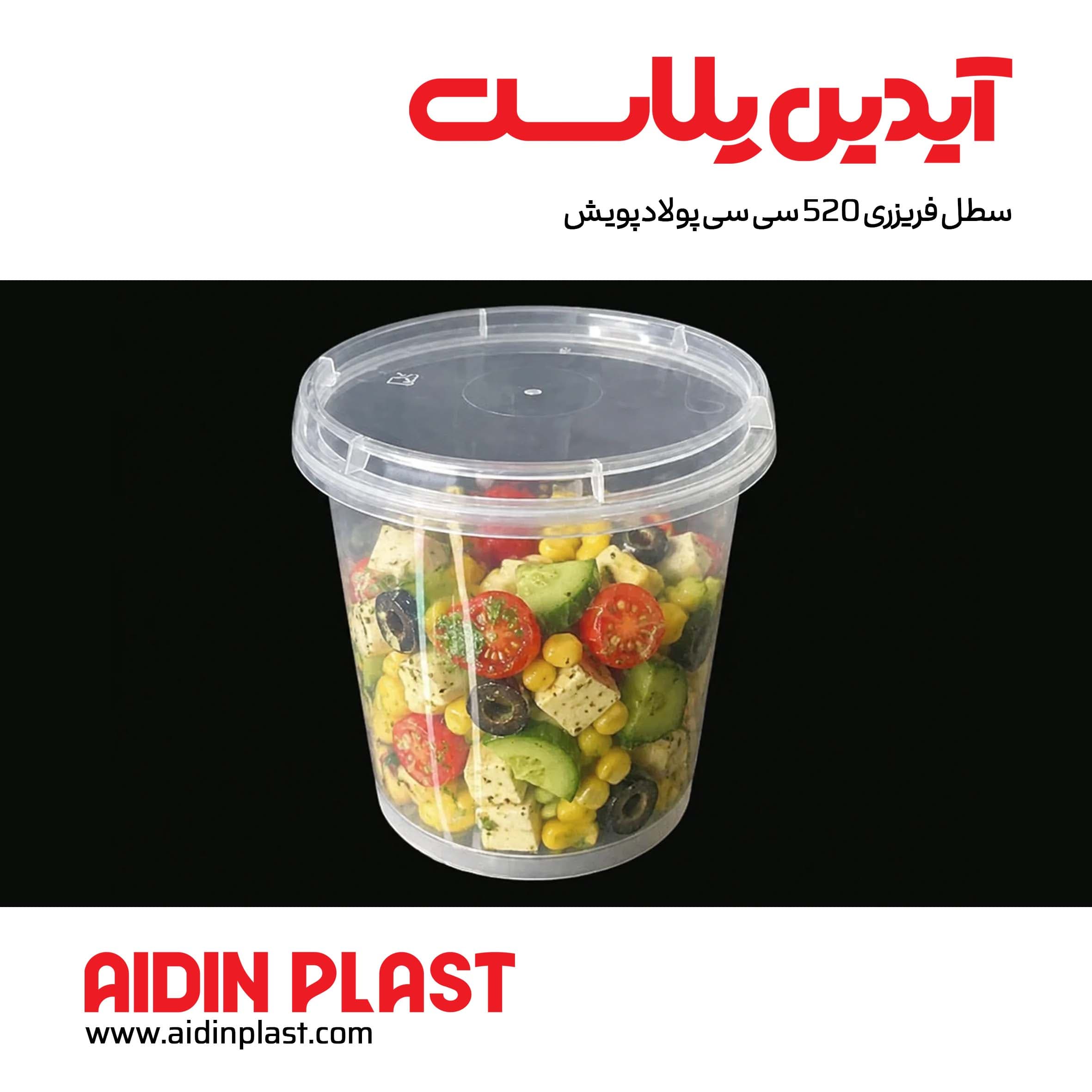 سطل فریزری 520 سی سی پولادپویش — تصویر ۲