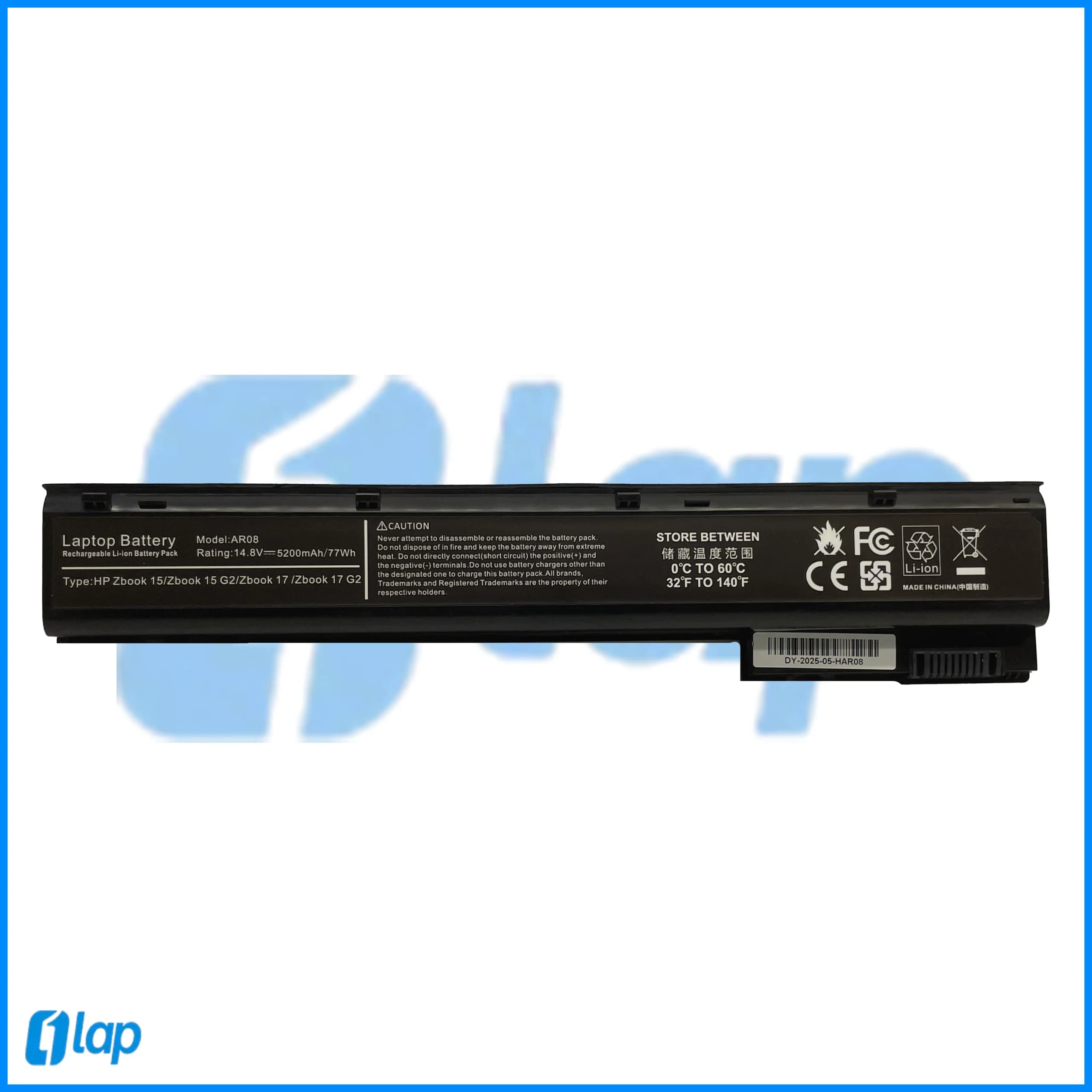 باتری لپ تاپ اچ پی HP ZBook 15 17 G1 G2 AR08XL