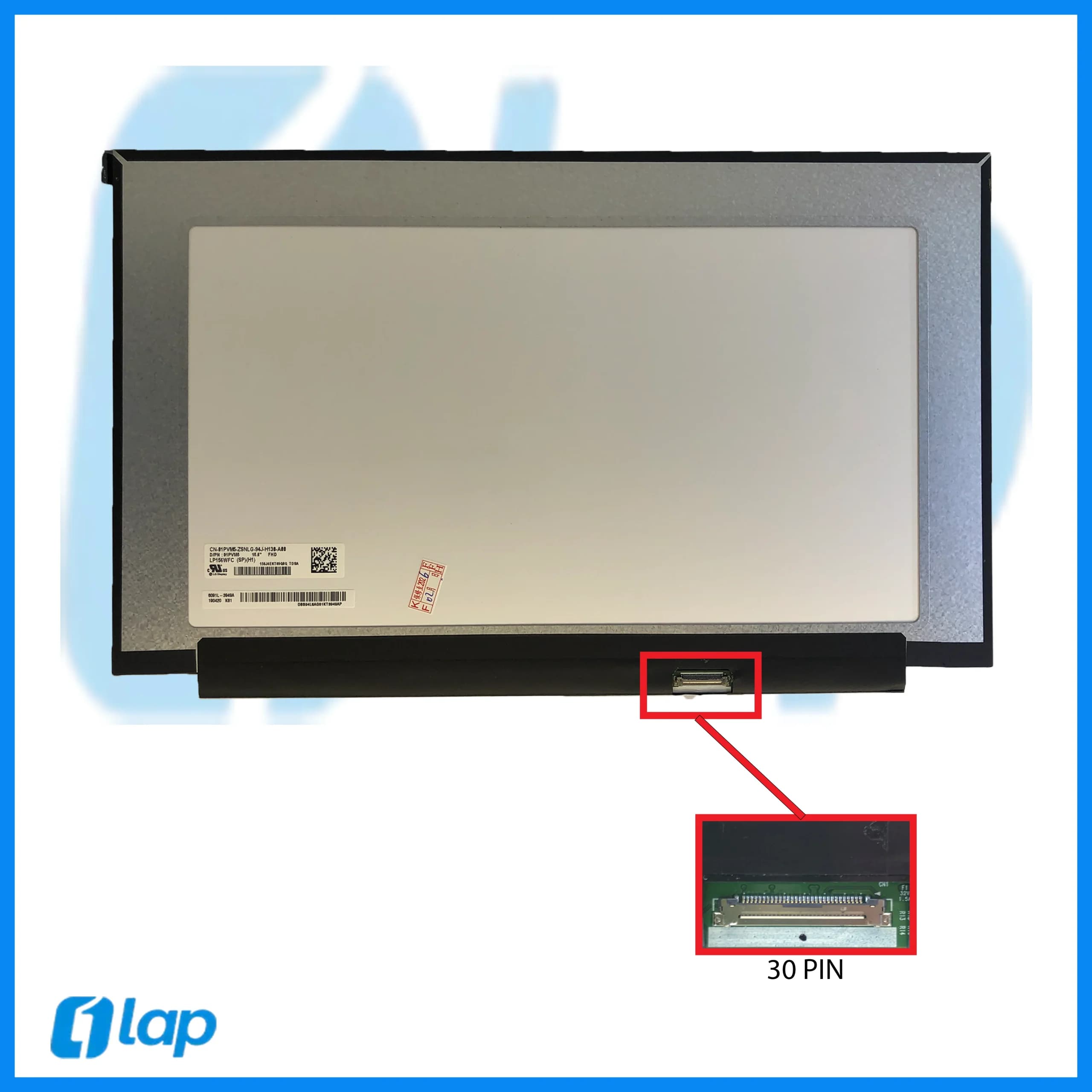 ال‌ای‌دی لپ‌تاپ 15.6 اینچ Uslim FHD 30PIN (طول برد 28 سانتی‌متر)