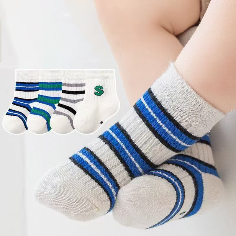 جوراب پسرانه نخ پنبه اعلا (پک:16جفتی)