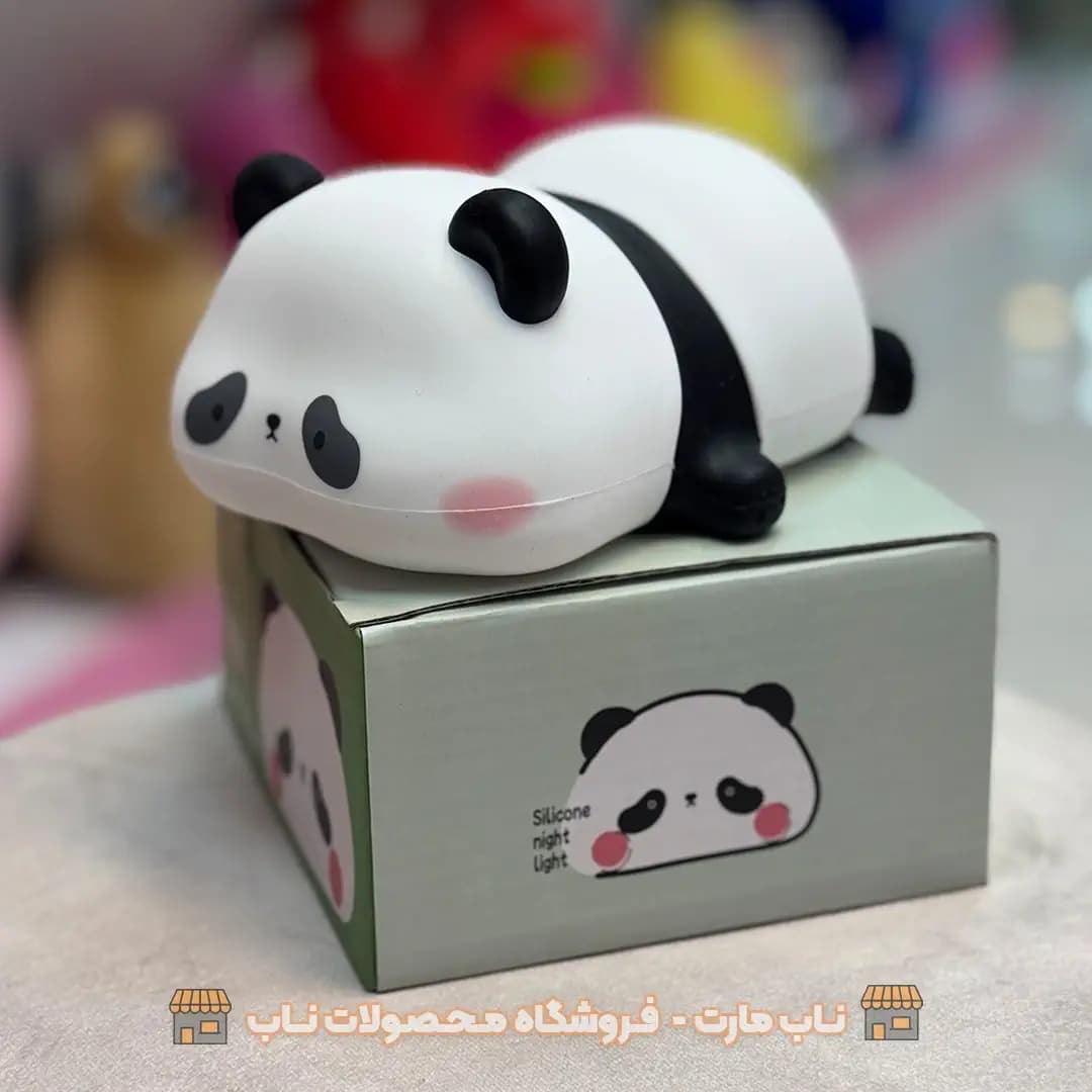 چراغ خواب سیلیکونی پاندای خوابیده — تصویر ۵