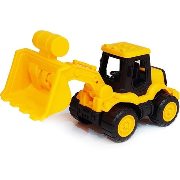 ست ماشین های راهسازی 4 عددی TRITI TOYS همراه با شهر پارچه ای — تصویر ۳