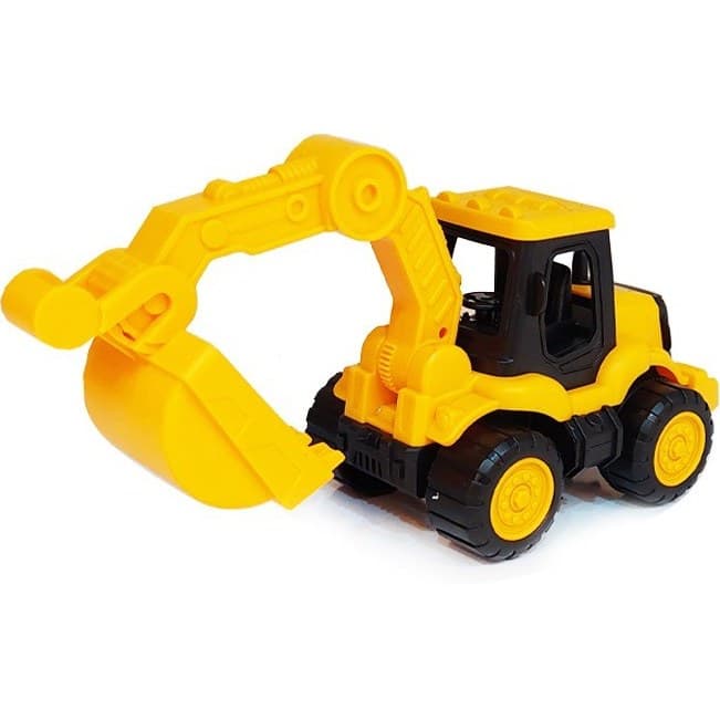 ست ماشین های راهسازی 4 عددی TRITI TOYS همراه با شهر پارچه ای — تصویر ۵