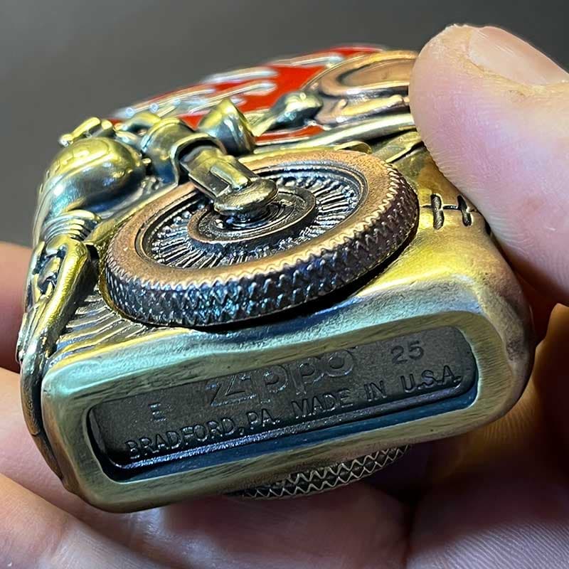 فندک زیپو کاستوم اسکلت هارلی دیویدسون zippo کلکسیونی لوکس لیمیتد ادیشن — تصویر ۸