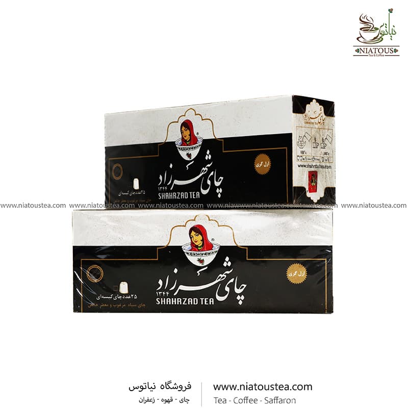 چای عطری کیسه ای شهرزاد