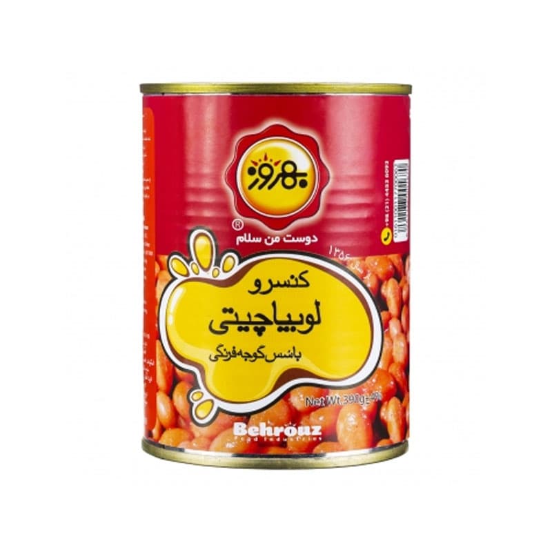 کنسرو لوبیا چیتی بهروز-24عددی