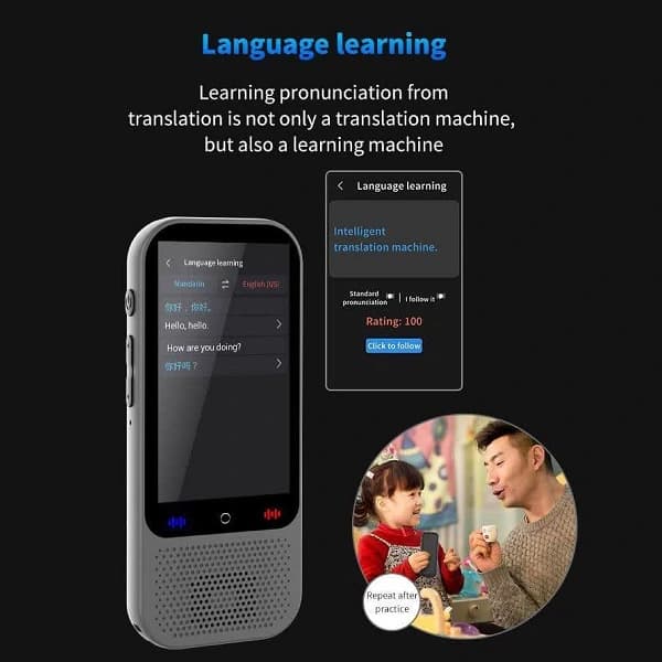 دستگاه مترجم صوتی هوشمند دوربین دار S80 Pro — تصویر ۵