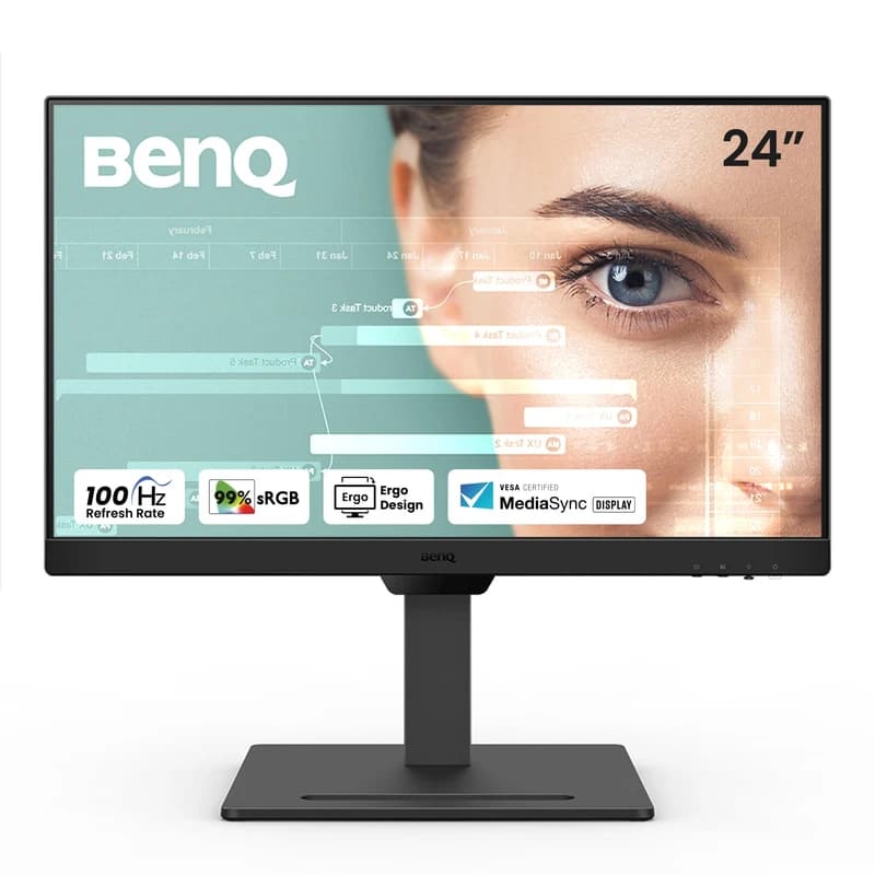 مانیتور بنکیو مدل GW2491 سایز ۲۴ اینچ IPS Full HD ۱۰۰ هرتز