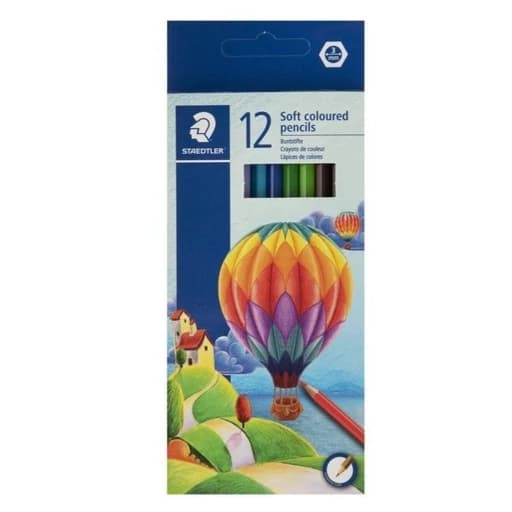 مداد رنگی 12 رنگ جعبه مقوایی استدلر 143C12L