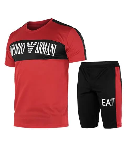 ست تیشرت و شلوارک مردانه Emporio Armani کد 44493