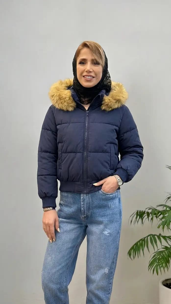 کاپشن کراپ زنانه مدل فیرای