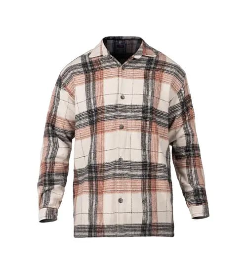 پیراهن پشمی چهارخانه مردانه کد 48787 — تصویر ۳
